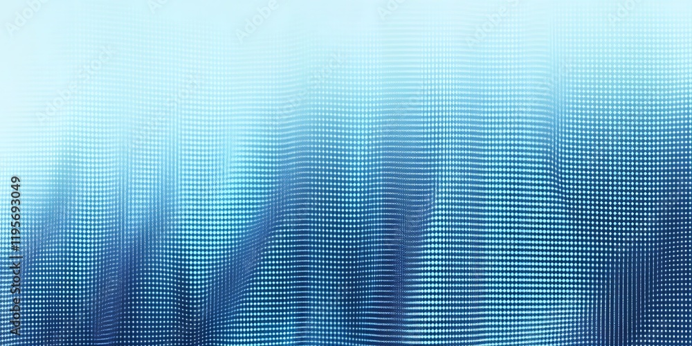 Fototapete blue minimal dotted lines abstract futuristic tech background. grainy texture background style