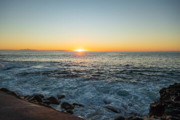 Hawaiian sunset over the Pacific Ocean
