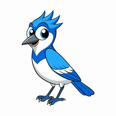 blue bird on a branch