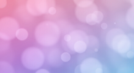 Fototapeta premium Abstract Pastel Bokeh Background - Soft Pink, Purple, and Blue Blurred Lights