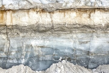 Fototapeta premium Earth's Layered Structure, A Geological Marvel