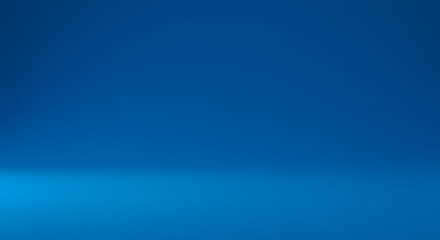Obraz premium Deep Blue Gradient Background, Abstract Solid Color Texture