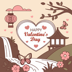 valentine greeting card