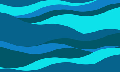 Abstract ocean wave pattern in calming blue tones.  Perfect for website backgrounds, mobile app design, or print projects needing a tranquil and modern aesthetic.  Versatile and visually appealing.