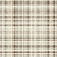 Abstract checkered, beige background. Beige canvas fabric for background, linen fabric texture. Vector.