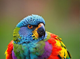Fototapeta premium blue and yellow macaw