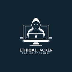 Hacker Logo Design for Ethical Hacking Company