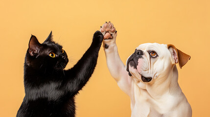 High Five Friends: Cat and Dog