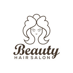 hair and beauty salon logo design