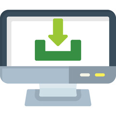 Obraz premium Download Icon