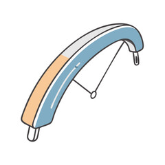 bicycle fender vector icon, bicycle fender vector illustration-simple illustration of bicycle fender, perfect for bicycle fender logos and icons and themed design 