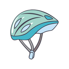 bicycle helmet vector icon, bicycle helmet vector illustration-simple illustration of bicycle helmet, perfect for bicycle helmet logos and icons and themed design 