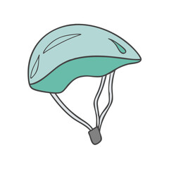 bicycle helmet vector icon, bicycle helmet vector illustration-simple illustration of bicycle helmet, perfect for bicycle helmet logos and icons and themed design 