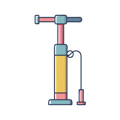 bike pump vector icon, bike pump vector illustration-simple illustration of bike pump, perfect for bike pump logos and icons and themed design 