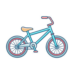 bmx bike vector icon, bmx bike vector illustration-simple illustration of bmx bike, perfect for bmx bike logos and icons and themed design 