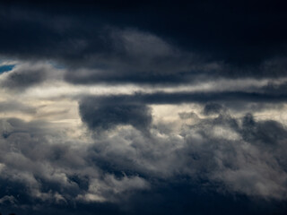 Wolkenhimmel am Abend
