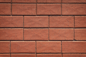 Top view brown paving slabs, background.