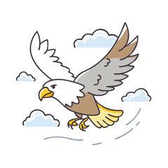 eagle flying overhead vector icon, eagle flying overhead vector illustration-simple illustration of eagle flying overhead, perfect for eagle flying overhead logos and icons and themed design 