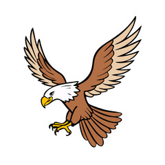 eagle flying overhead vector icon, eagle flying overhead vector illustration-simple illustration of eagle flying overhead, perfect for eagle flying overhead logos and icons and themed design 