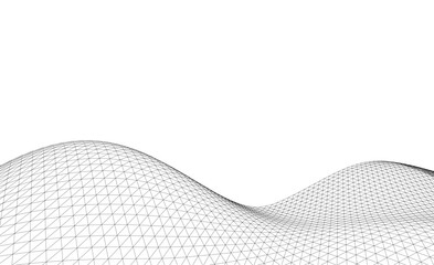 Fototapeta premium Abstract wave background 3d design