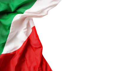Italy flag, isolated on transparent background