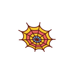 Spider web icon design