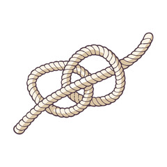 fisherman s knot vector icon, fisherman s knot vector illustration-simple illustration of fisherman s knot, perfect for fisherman s knot logos and icons and themed design 