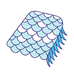 fish scales vector icon, fish scales vector illustration-simple illustration of fish scales, perfect for fish scales logos and icons and themed design 