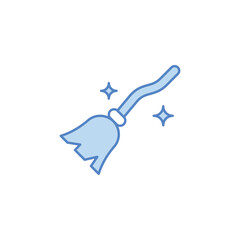 Broomstick icon design