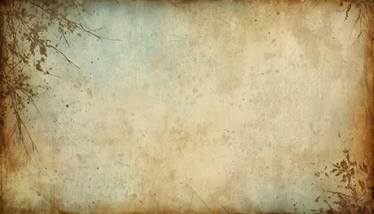 Aged Paper Texture with Ink Stains for Background Design