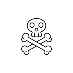Crossbones icon design