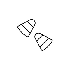 Candy corn icon design