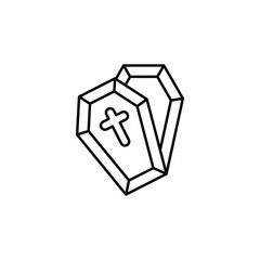 Coffin icon design