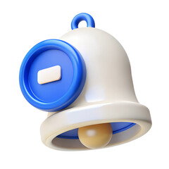 Fototapeta premium 3D Icon A Chime - Alert, Notification
