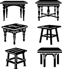 Elegant Table Silhouette with Minimalist Charm