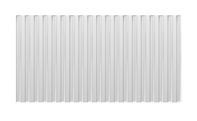 Galvanized iron for fences, walls, roofs. House remodel corrugated metal roof siding, profiled sheeting. Vector