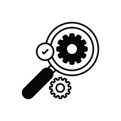 Obraz premium Inspection vector icon