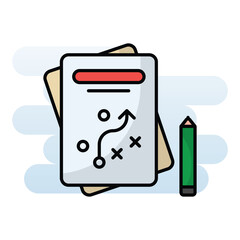 Plan vector icon