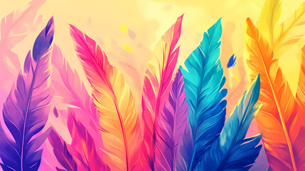 Brighten your day with a cute rainbow wallpaper. create a vibrant, colorful arc that adds a cheerful touch and a burst of positivity to your screen. Brightfern. Illustration