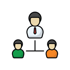 Organization vector icon