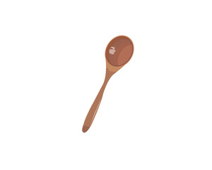 wooden spoon vector