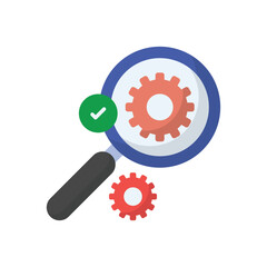 Inspection vector icon