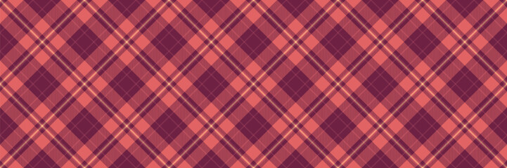 Stunning coral and maroon diagonal plaid pattern.  Perfect for textile design, website backgrounds, or autumnthemed projects.  Highresolution seamless repeat for versatile use.