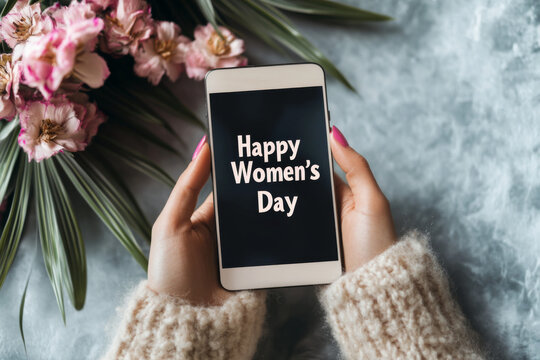 Celebrate Women's Day with heartfelt messages and beautiful flowers