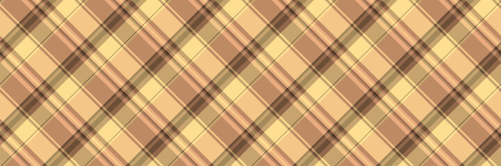 Elegant diagonal plaid pattern in soft earth tones. Perfect for textile design, website backgrounds, or autumnal themed projects.  This seamless texture offers a versatile and sophisticated aesthetic.
