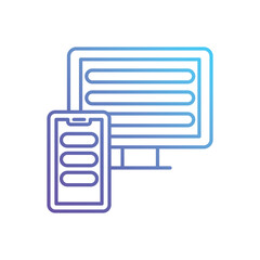 Responsiveness vector icon