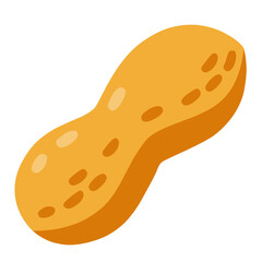 illustration of a peanut