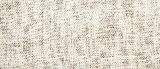 Fototapeta premium Elegant flat lay of a soft beige fabric banner template with a textured background