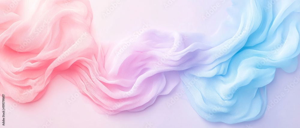 Poster soft pastel gradient banner template design with calming blend of colors and smooth texture