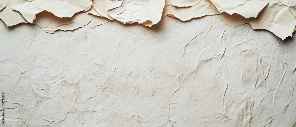 Poster banner template featuring subtle paper texture and clean neutral background for design projects